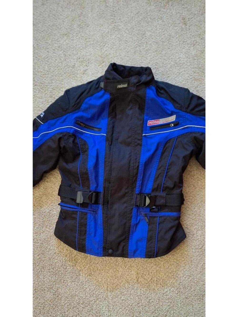 Reima TEC Warrior Motorsports Jacket - Blue/Black - Excellent Condition